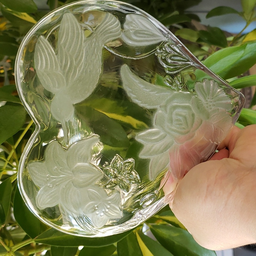 Hummingbird Trinket Dish Hummingbird Plate - Picture 1 of 10